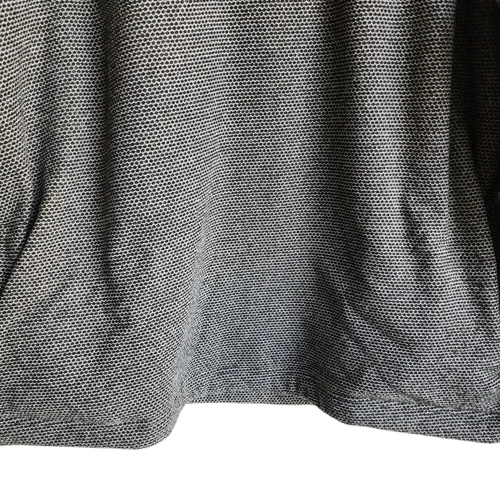 Orvis Classic 1/4 Zip Pullover Sweater Sherpa Lined Gray Textured Men's Large